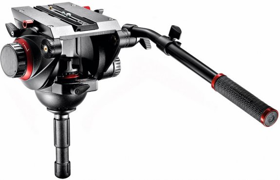 Manfrotto 509 Fluid Video Head With 100 mm Half Ball
