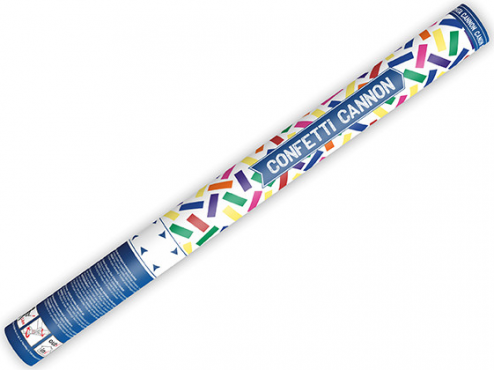 PartyDeco vystřelovací konfety barevné 60cm