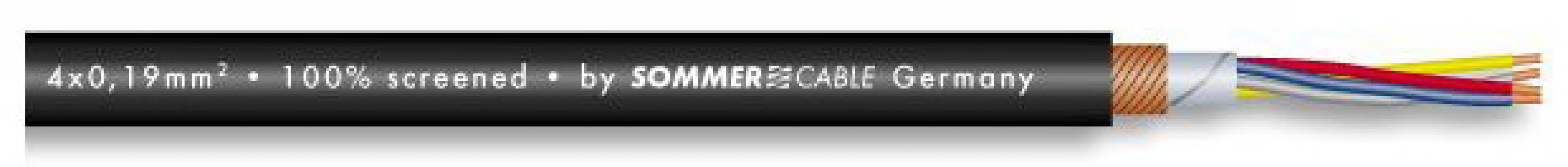 Sommer Cable 200-0301 SQUARE MKII HIGHFLEX- ČERNÝ