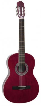 Dimavery AC-303 klasická kytara, červená
