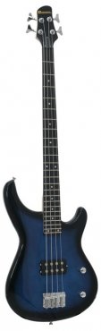 Dimavery SB-201 elektrická baskytara, modrá