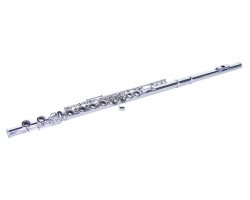 Dimavery QP-10 C flétna příčná, postříbřená, předsunutá G klapka