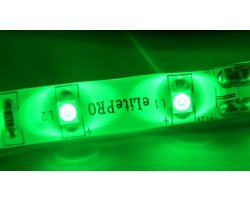 eLite LED páska SMD3528, zelená, 12V, 1m, IP54, 60 LED/m