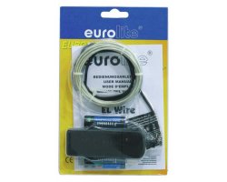Eurolite neonový provázek 2mm, 2m, světle modrý