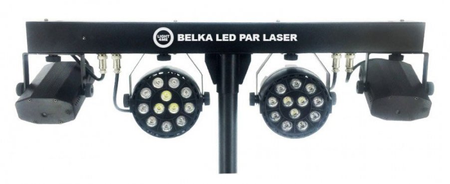 LIGHT4ME Beam LED PAR Laser lighting set