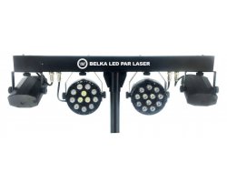 LIGHT4ME Beam LED PAR Laser lighting set