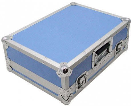 Zomo PC-200/2 Flightcase 2x Pioneer CDJ-200 Blue