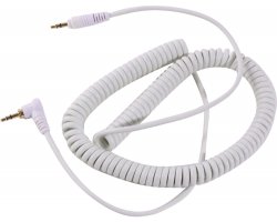 Zomo HD-1200 Coiled Cable White