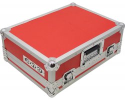 Zomo PC-100/2 Flightcase 2x Pioneer CDJ-100 Red
