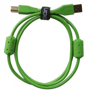 UDG Ultimate Audio Cable USB 2.0 A-B Green Straight 3m