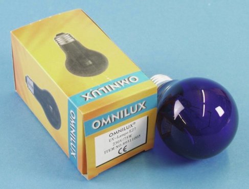 Omnilux UV žárovka A19 75W, E27