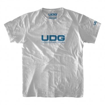UDG T-Shirt UDGGEAR Logo White/Blue XXL