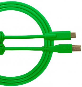 UDG Ultimate Audio Cable USB 2.0 C-B Green Straight 1,5m