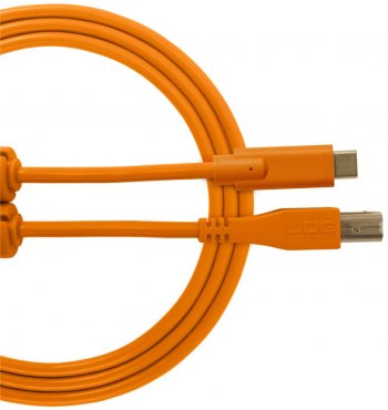 UDG Ultimate Audio Cable USB 2.0 C-B Orange Straight 1,5m