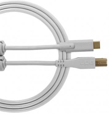 UDG Ultimate Audio Cable USB 2.0 C-B White Straight 1,5m
