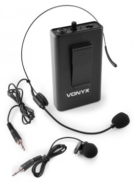 Vonyx BP12 Bodypack Microphone SET 864.5MHZ