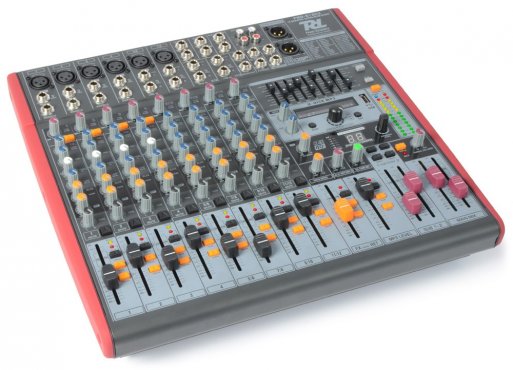 Power Dynamics PDM-S1203 Stage Mixer 12-Channel DSP/MP3 USB IN/OUT