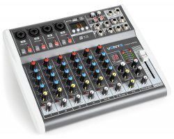 Vonyx VMM-K802 8-Channel Music Mixer With DSP