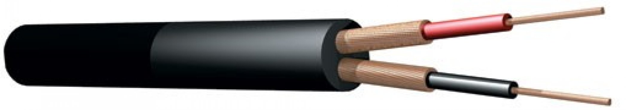 Power Dynamics RX42 HQ mikrofonní kabel 2-linkový 6,5mm černý 100m