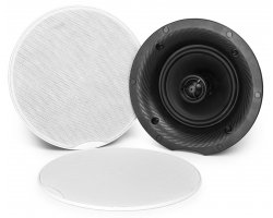 Power Dynamics CSH50 2-Way Ceiling Speaker Set With Amplifier And BT 100W 5.25"