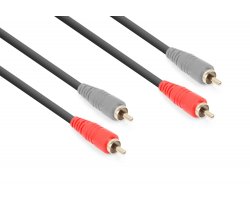 Vonyx CX340-6 kabel 2x RCA (M) - 2x RCA (M) 6m