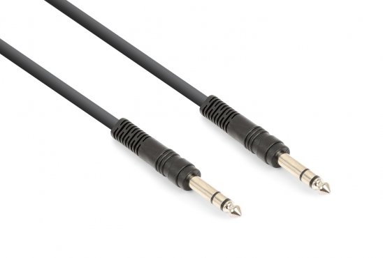 Vonyx CX326-1 kabel 6,3 mm stereo jack (M) - 6,3 mm stereo jack (M) 1,5m