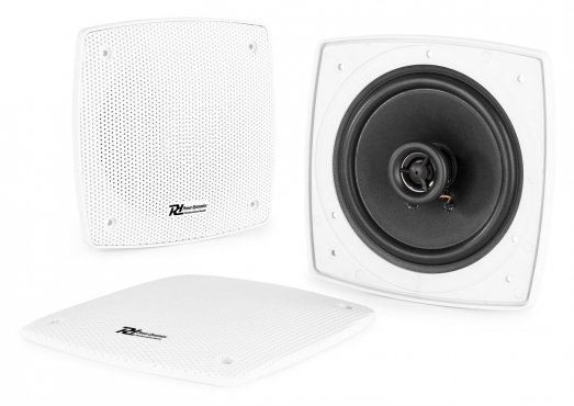 Power Dynamics MS70 Marine Speaker Set 2-Way Square 5.25" 100W