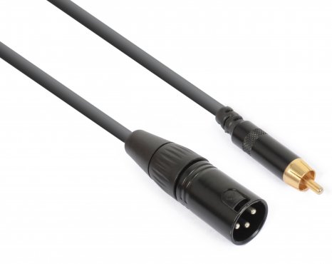 Power Dynamics CX132 kabel XLR (M) - RCA (M) 0,15m