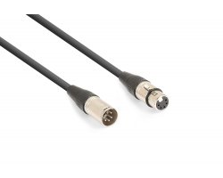 Power Dynamics CX102-20 DMX kabel 5-kolíkový XLR (M) - 5-kolíkový XLR (F) 20m