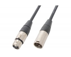 Power Dynamics CX100-1 DMX kabel XLR (M) - XLR (F) 1,5m