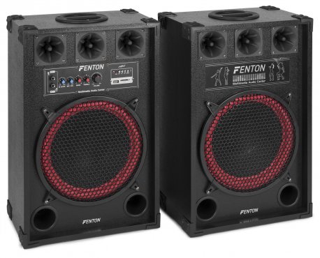 Fenton SPB-12 PA Active Speaker SET 12" BT