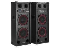 Fenton SPB-28 PA Active Speaker SET 2x 8" BT
