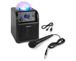 Vonyx SBS50B BT karaoke reproduktor LED Ball černý