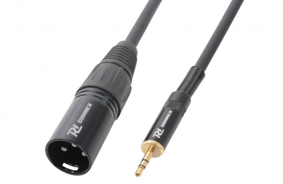 Power Dynamics CX47-1 Cable 3.5 mm Stereo - XLR Male 0.5M