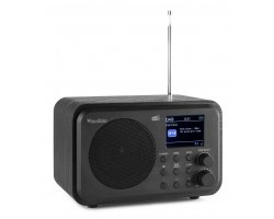 Audizio Milan přenosné DAB+ rádio s baterií, černé
