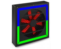 BeamZ Professional LED Twister 400, RGB ventilátor, DMX
