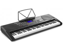 Max KB9 Electronic Keyboard with 61-lighted keys and LCD display