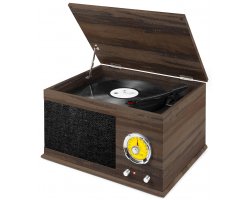 Fenton RP173 Vintage gramofon, tmavé dřevo