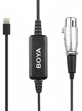 BOYA BY-BCA7 Mikrofonní redukce XLR-lighting
