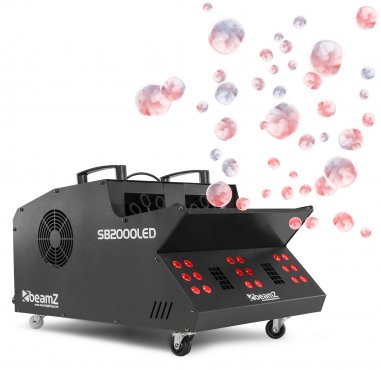 BeamZ SB2000LED Kouřový & bublinkový výrobník s RGB LEDS