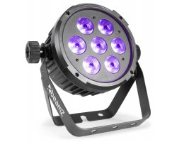 BeamZ LED BT280 LED FLAT PAR 7X10W 6-IN-1 RGBAW-UV
