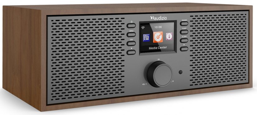 Audizio Rimini internetové stereo rádio s Wi-Fi a Bluetooth, dřevo