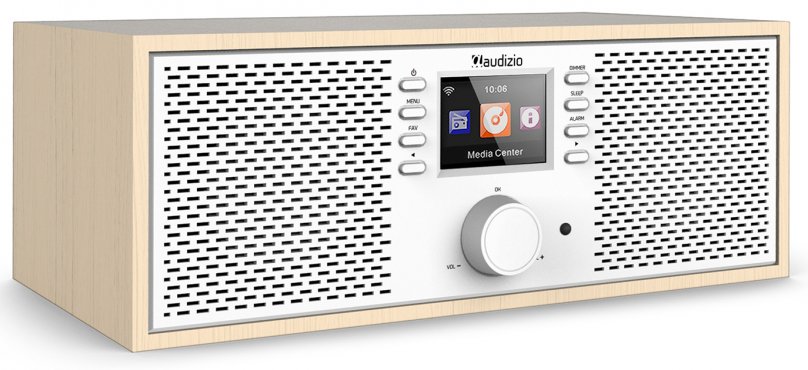 Audizio Rimini internetové stereo rádio s Wi-Fi a Bluetooth, bílé