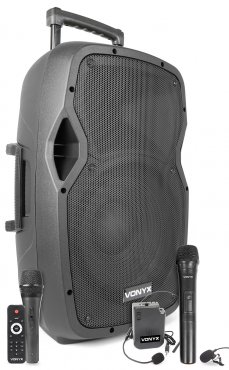 Vonyx AP1200PA 12" řečnický systém, MP3-BT-UHF