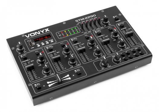 Vonyx STM2290 8-kanálový mixážní pult s efekty USB/MP3/BT