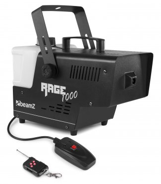BeamZ Rage 1000 výrobník kouře s bezdrátovým ovladačem