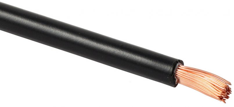 Sommer Cable CYA H07V-K 2,5 mm - propojovací kabel černý