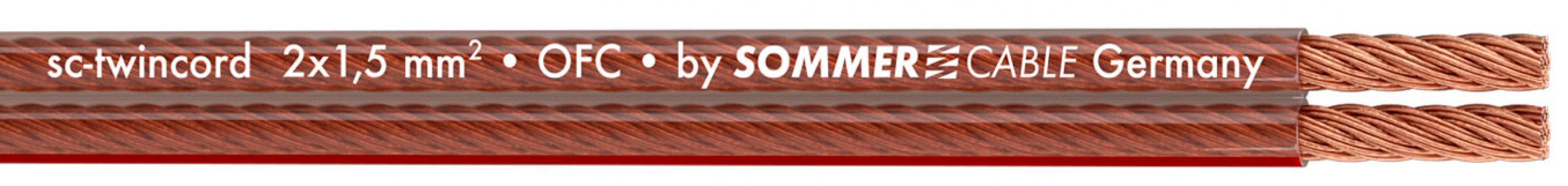 Sommer Cable 400-0150 Twincord 2 x 1,5