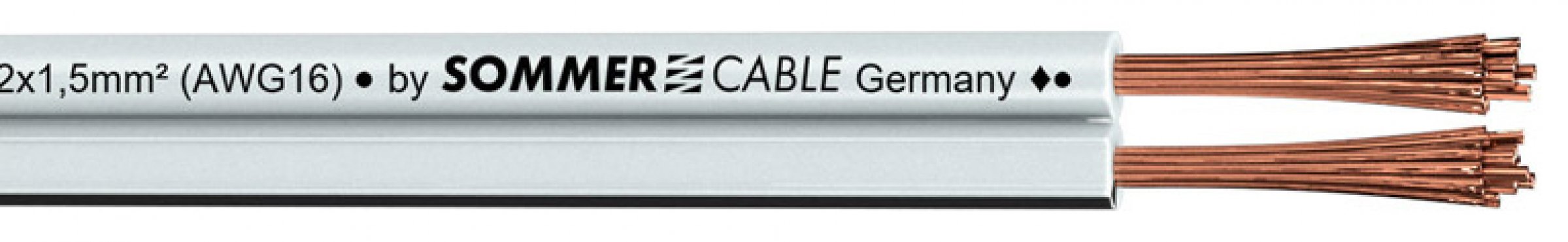 Sommer Cable NYFAZ 2 x 1,5 mm - Instalační reproduktorový kabel