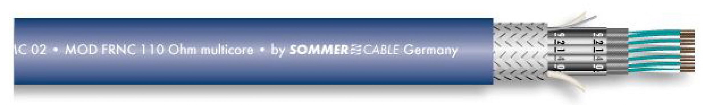 Sommer Cable 100-0302-02 Matrix MMC 02 FRNC 110 Ohm